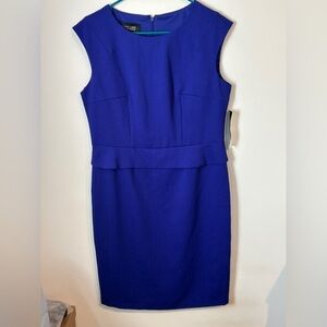 Black Label By Evan-Picone Women’s Dress Size 10 Electric Blue New With Tags!